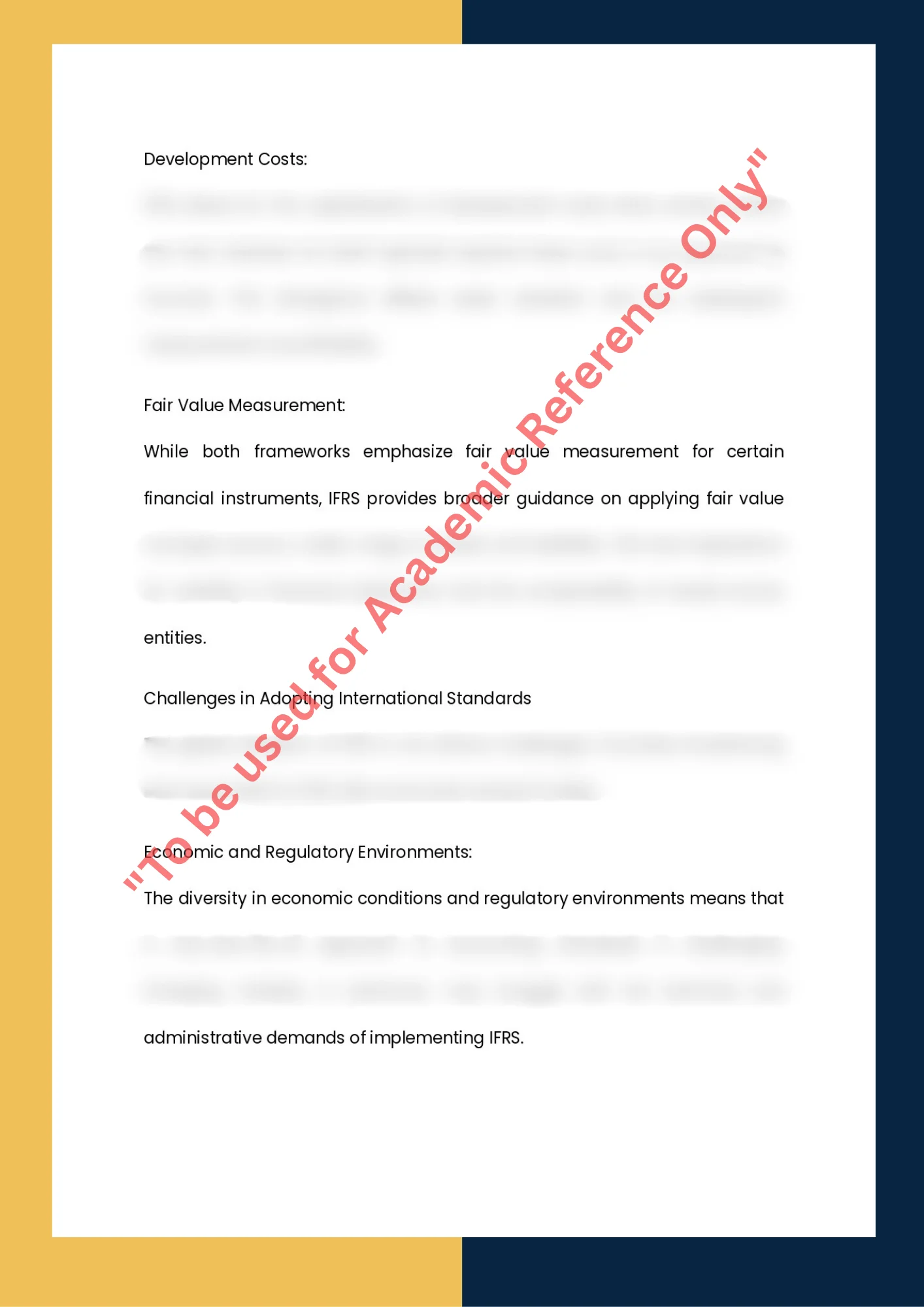 Assignment Sample Of Subject -ACCT 404 International Accounting 3